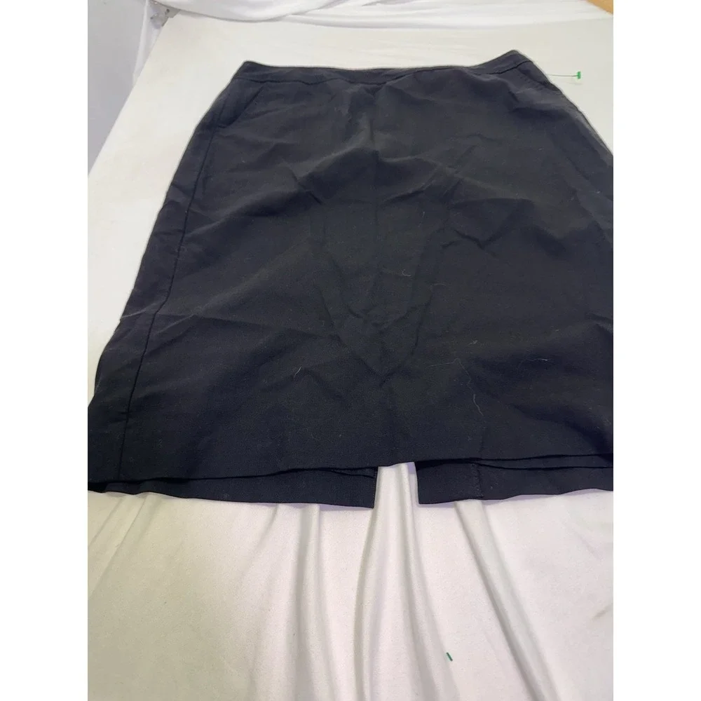 Banana Republic Black Midi Pencil Skirt Stretch Career Women's‎ 10 Stretch Pride